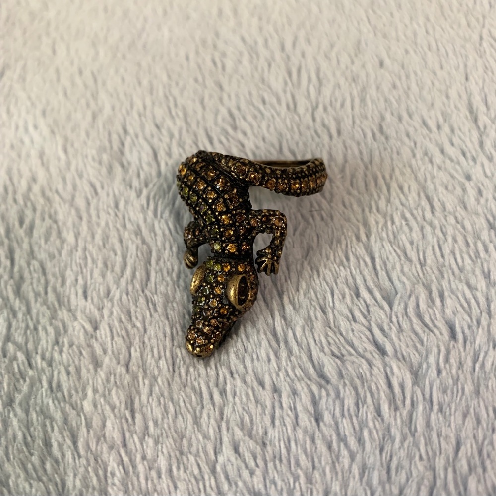 Adjustable Crocodile Ring